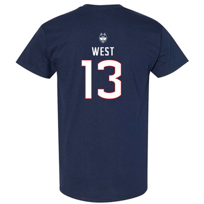 UConn - NCAA Baseball : Charlie West - T-Shirt Sports Shersey