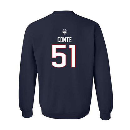 UConn - NCAA Baseball : Giovanni Conte - Crewneck Sweatshirt Sports Shersey