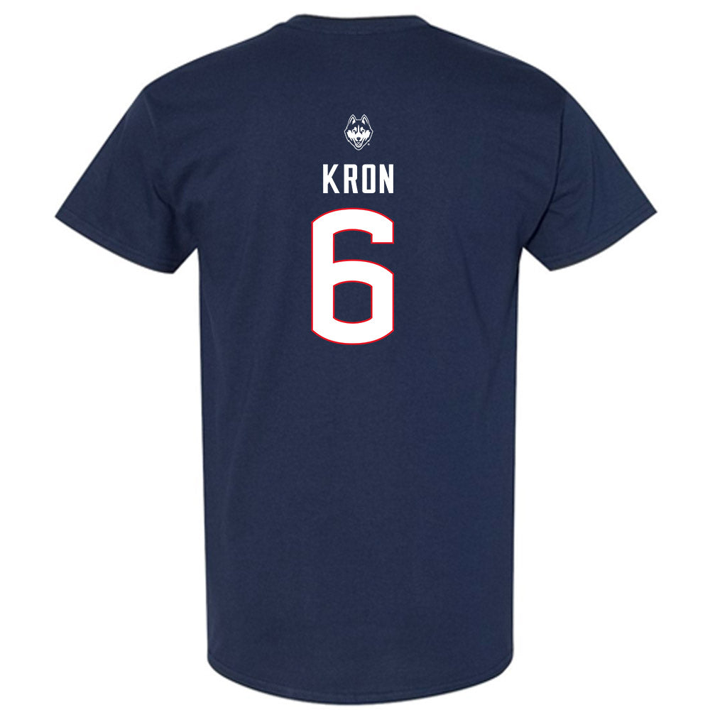 UConn - NCAA Baseball : Drew Kron - T-Shirt Sports Shersey