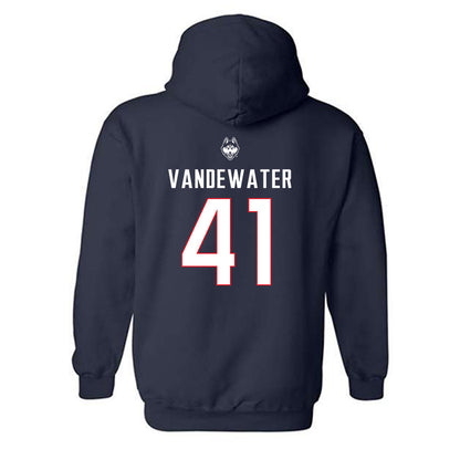 UConn - NCAA Baseball : Ryan VanDeWater - Hooded Sweatshirt Sports Shersey