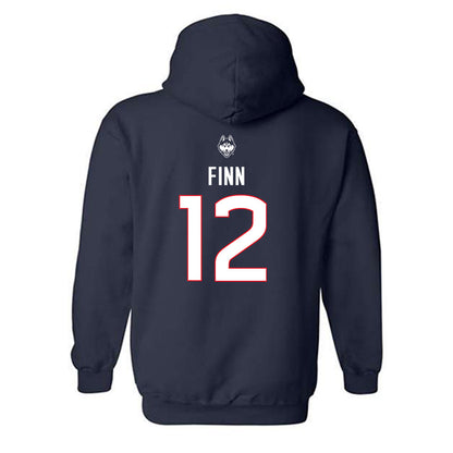 UConn - NCAA Baseball : Sean Finn - Hooded Sweatshirt Sports Shersey