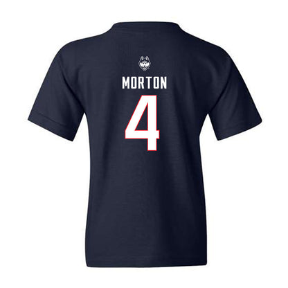 UConn - NCAA Baseball : Korey Morton - Youth T-Shirt Sports Shersey