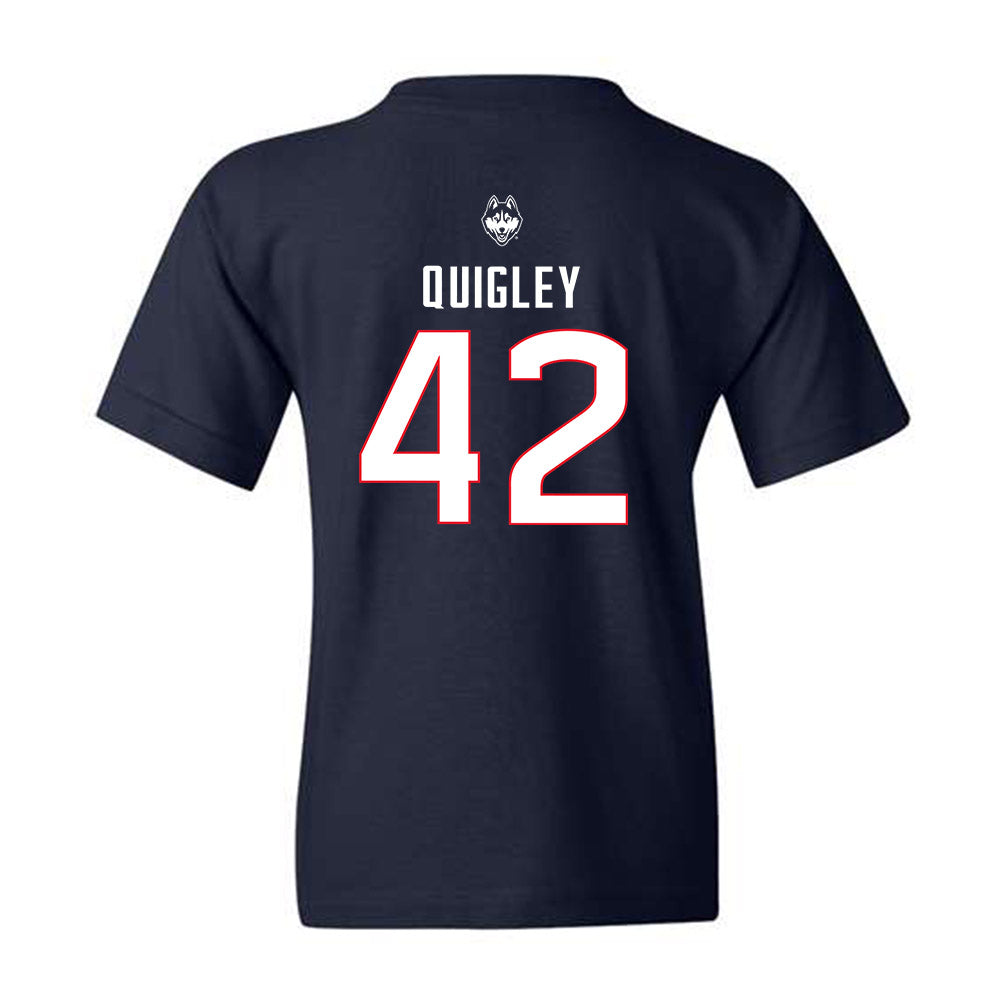UConn - NCAA Baseball : Stephen Quigley - Youth T-Shirt Sports Shersey