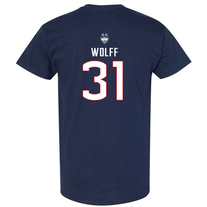 UConn - NCAA Baseball : Devin Wolff - T-Shirt Sports Shersey