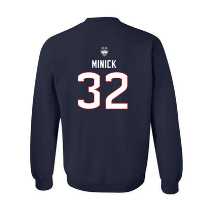 UConn - NCAA Baseball : Tyler Minick - Crewneck Sweatshirt Sports Shersey