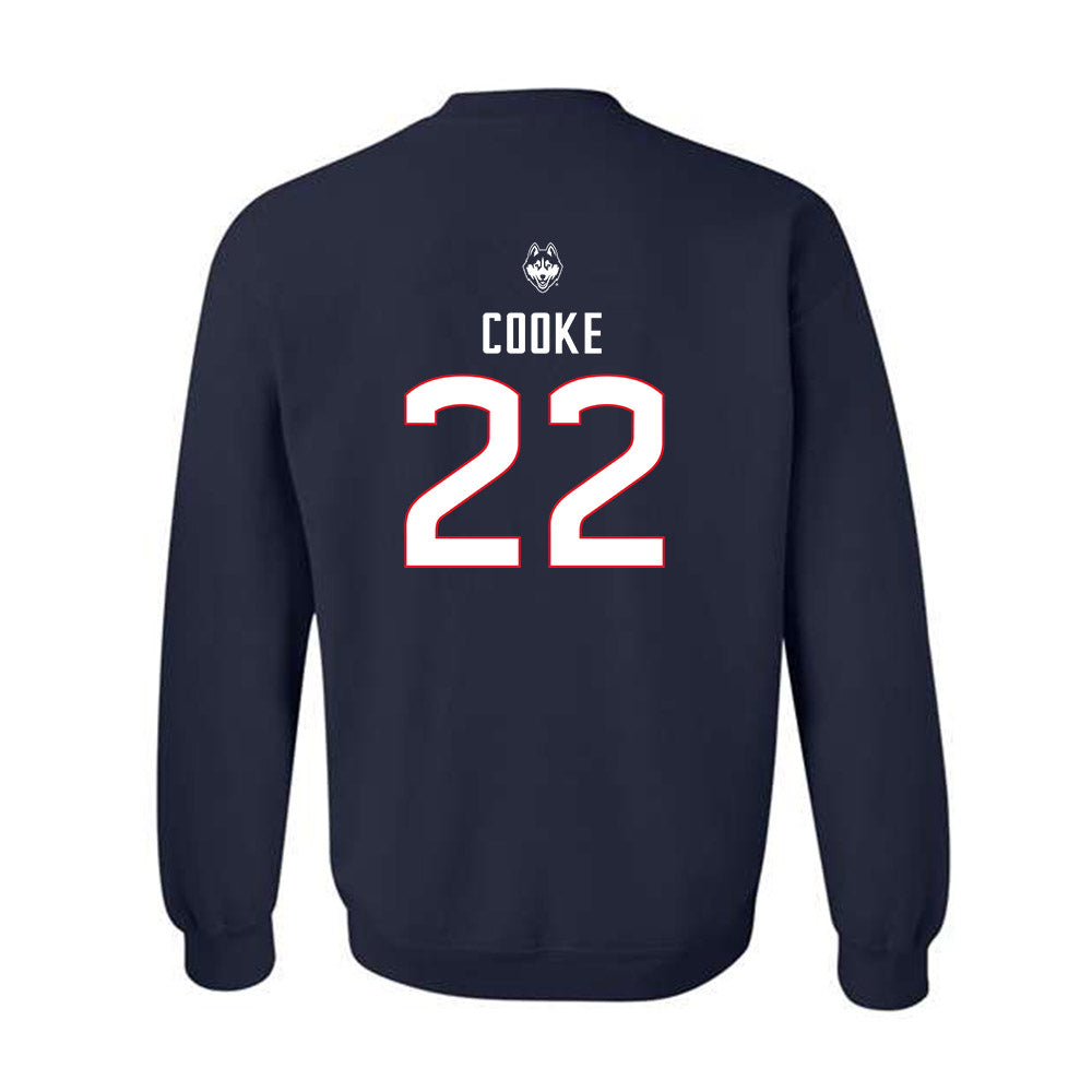 UConn - NCAA Baseball : Ian Cooke - Crewneck Sweatshirt Sports Shersey