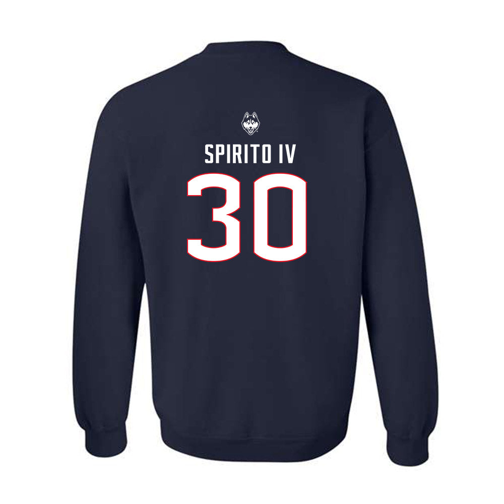 UConn - NCAA Baseball : Frank Spirito IV - Crewneck Sweatshirt Sports Shersey