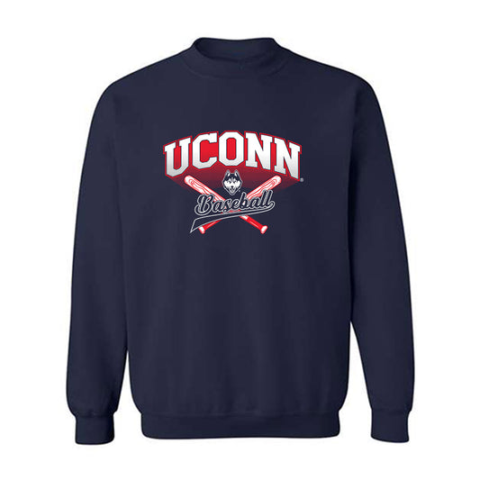 UConn - NCAA Baseball : Korey Morton - Crewneck Sweatshirt Sports Shersey
