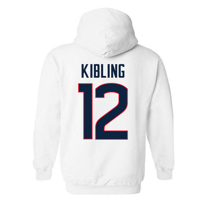 UConn - NCAA Softball : Kaitlyn Kibling - Hooded Sweatshirt Sports Shersey