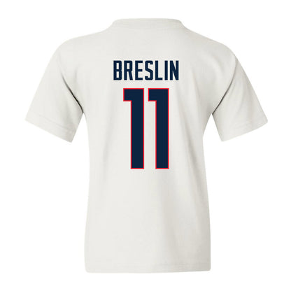 UConn - NCAA Softball : Kaitlyn Breslin - Youth T-Shirt Sports Shersey