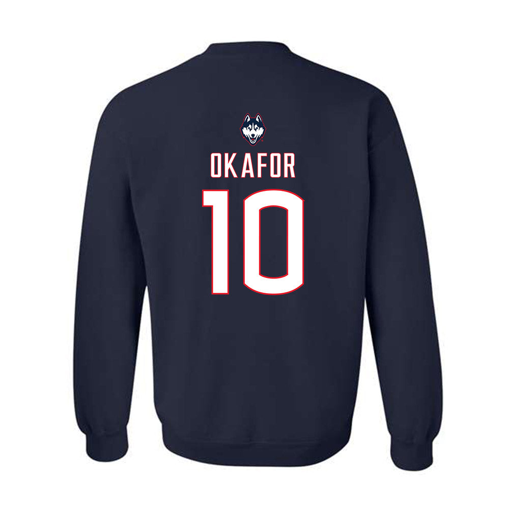 UConn - NCAA Women's Soccer : Chioma Okafor - Crewneck Sweatshirt Sports Shersey