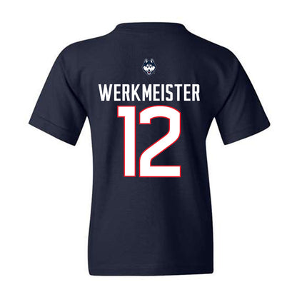 UConn - NCAA Women's Volleyball : Emma Werkmeister - Youth T-Shirt Sports Shersey