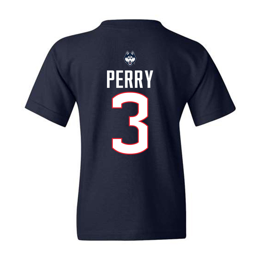 UConn - NCAA Women's Volleyball : Jessica Perry - Youth T-Shirt Sports Shersey