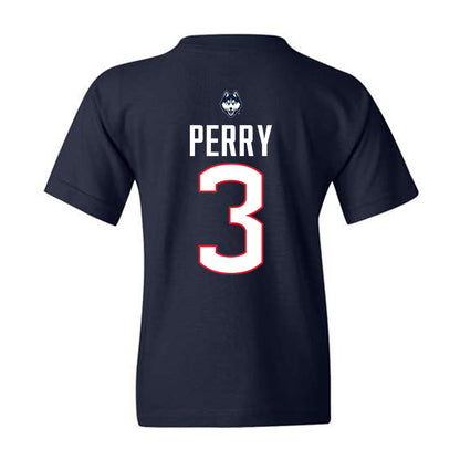 UConn - NCAA Women's Volleyball : Jessica Perry - Youth T-Shirt Sports Shersey