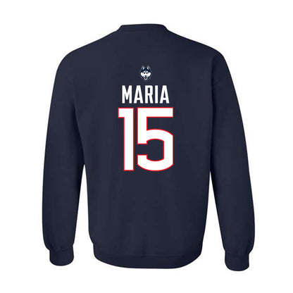 UConn - NCAA Women's Volleyball : Grace Maria - Crewneck Sweatshirt Sports Shersey