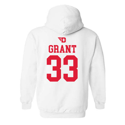 Dayton - NCAA Men's Basketball : Makai Grant - Hooded Sweatshirt Sports Shersey