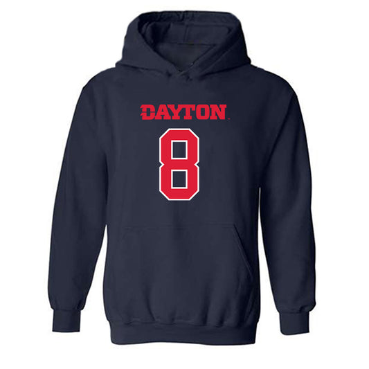 Dayton - NCAA Men's Basketball : Marvel Allen - Hooded Sweatshirt Generic Shersey