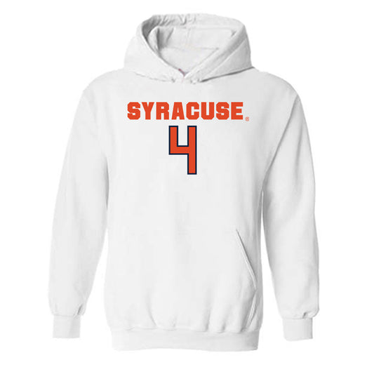 Syracuse - NCAA Men's Basketball : Chris Bell - Hooded Sweatshirt Classic Shersey