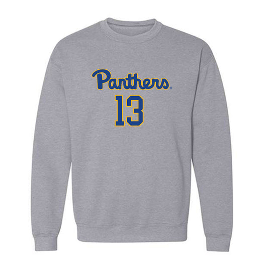 Pittsburgh - NCAA Men's Basketball : Benjamin Mayhew - Crewneck Sweatshirt Classic Shersey