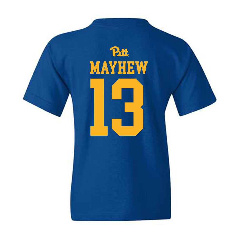 Pittsburgh - NCAA Men's Basketball : Benjamin Mayhew - Youth T-Shirt Sports Shersey