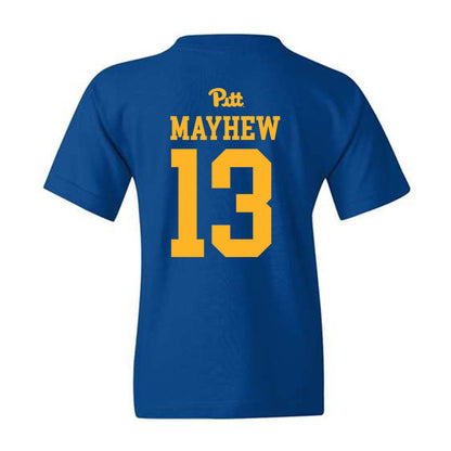 Pittsburgh - NCAA Men's Basketball : Benjamin Mayhew - Youth T-Shirt Sports Shersey