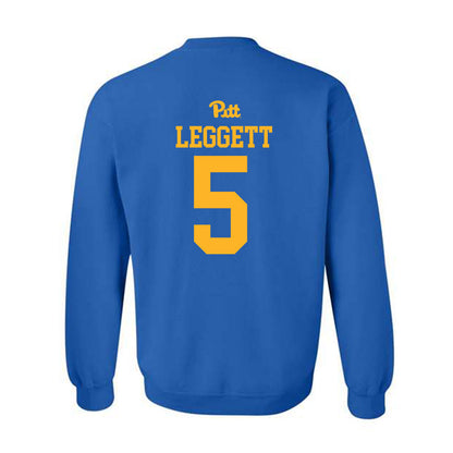 Pittsburgh - NCAA Men's Basketball : Ishmael Leggett - Crewneck Sweatshirt Sports Shersey