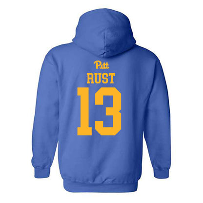 Pittsburgh - NCAA Women's Basketball : Lauren Rust - Hooded Sweatshirt Sports Shersey