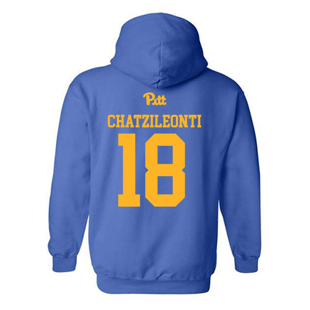 Pittsburgh - NCAA Women's Basketball : Ionanna Chatzileonti - Hooded Sweatshirt Sports Shersey