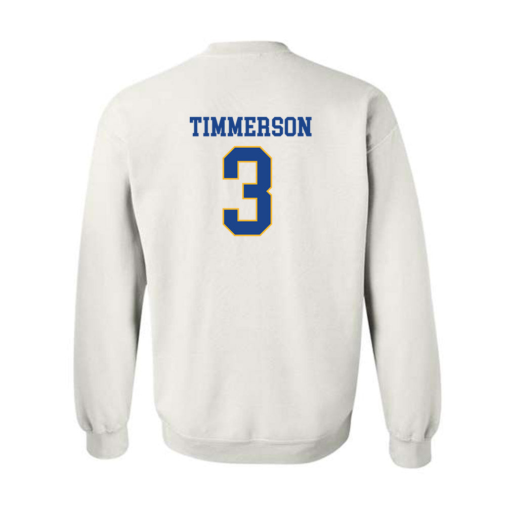 Pittsburgh - NCAA Women's Basketball : Jasmine Timmerson - Crewneck Sweatshirt Classic Shersey