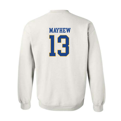 Pittsburgh - NCAA Men's Basketball : Benjamin Mayhew - Crewneck Sweatshirt Classic Shersey