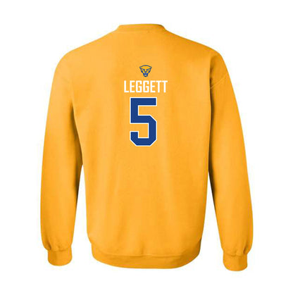 Pittsburgh - NCAA Men's Basketball : Ishmael Leggett - Crewneck Sweatshirt Sports Shersey