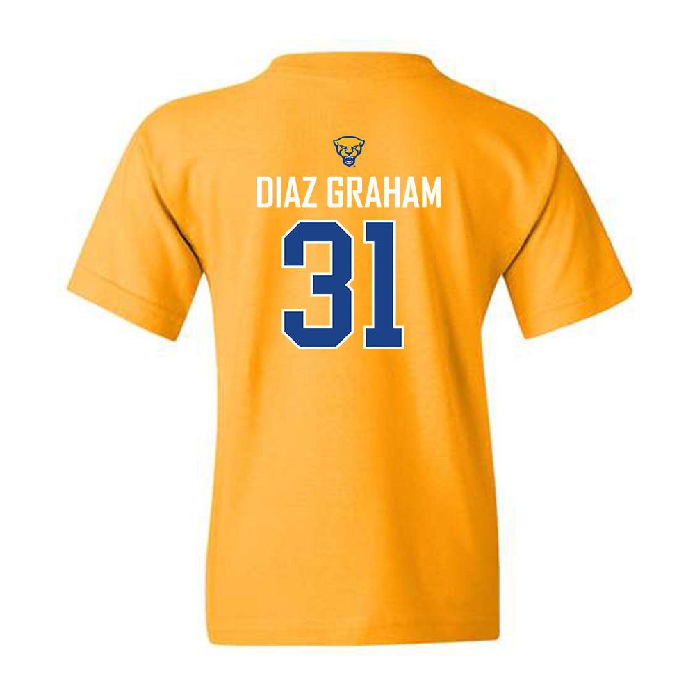 Pittsburgh - NCAA Men's Basketball : Jorge Diaz Graham - Youth T-Shirt Sports Shersey