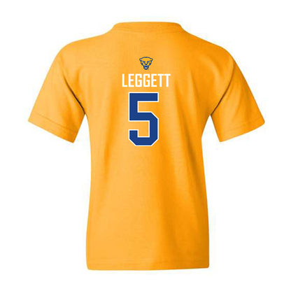 Pittsburgh - NCAA Men's Basketball : Ishmael Leggett - Youth T-Shirt Sports Shersey