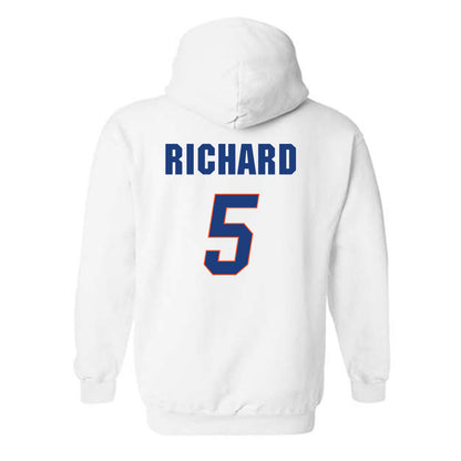 Florida - NCAA Men's Basketball : Will Richard - Hooded Sweatshirt Classic Shersey