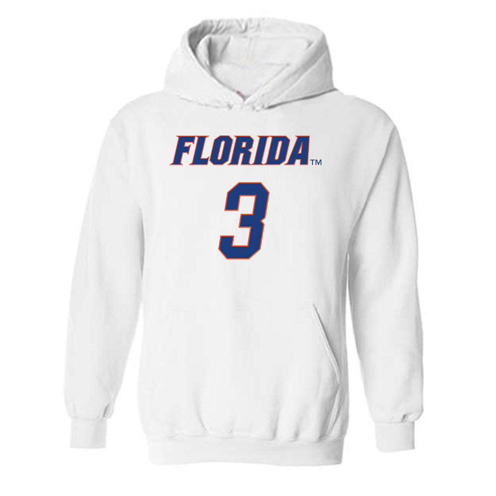 Florida - NCAA Men's Basketball : Micah Handlogten - Hooded Sweatshirt Classic Shersey