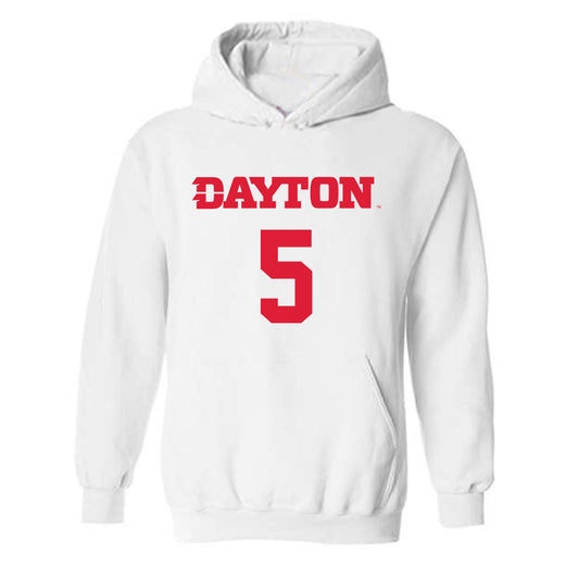 Dayton - NCAA Women's Basketball : Arianna Smith - Hooded Sweatshirt Classic Shersey