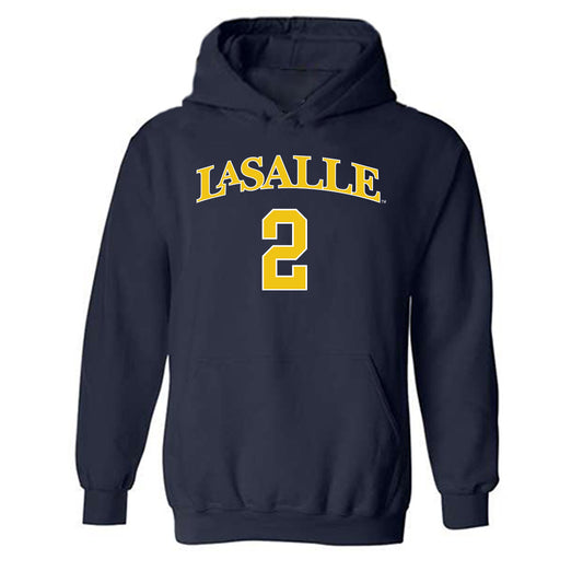 La Salle - NCAA Men's Basketball : Jhamir Brickus Hooded Sweatshirt