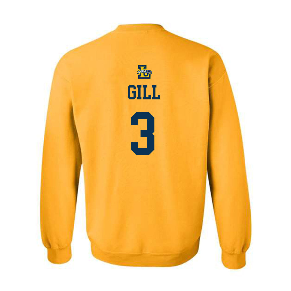 La Salle - NCAA Men's Basketball : Anwar Gill - Crewneck Sweatshirt Classic Shersey