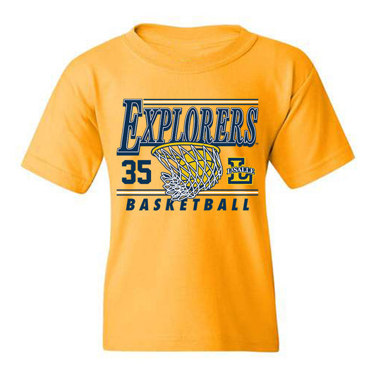 La Salle - NCAA Men's Basketball : Rokas Jocius - Youth T-Shirt Sports Shersey