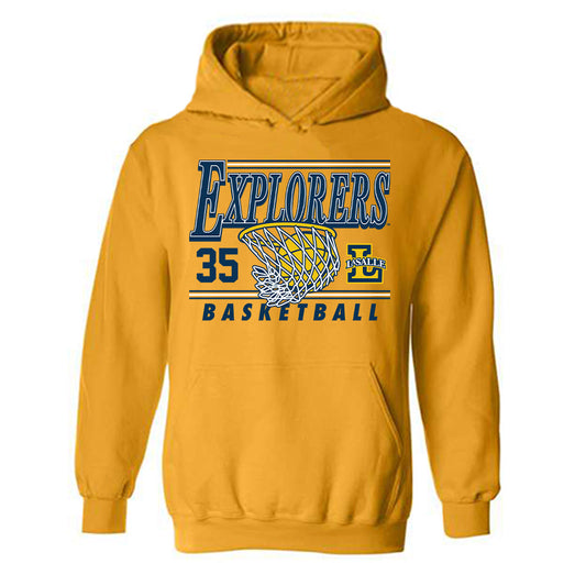 La Salle - NCAA Men's Basketball : Rokas Jocius - Hooded Sweatshirt Sports Shersey