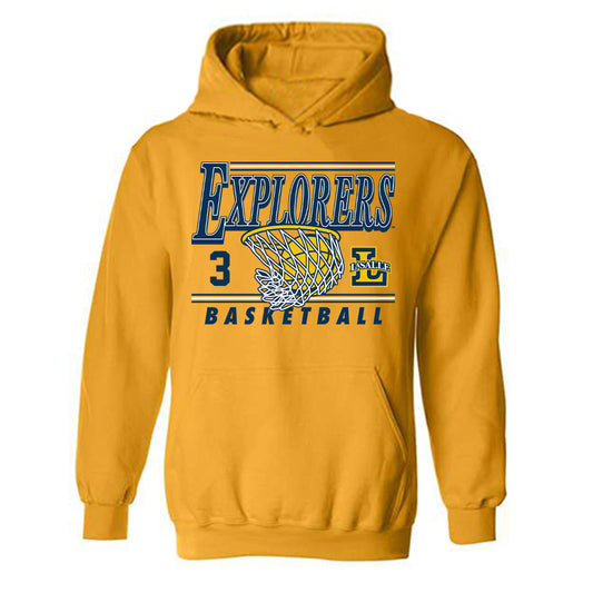 La Salle - NCAA Men's Basketball : Anwar Gill - Hooded Sweatshirt Sports Shersey