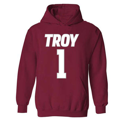 Troy - NCAA Men's Basketball : Thomas Dowd - Hooded Sweatshirt Classic Shersey