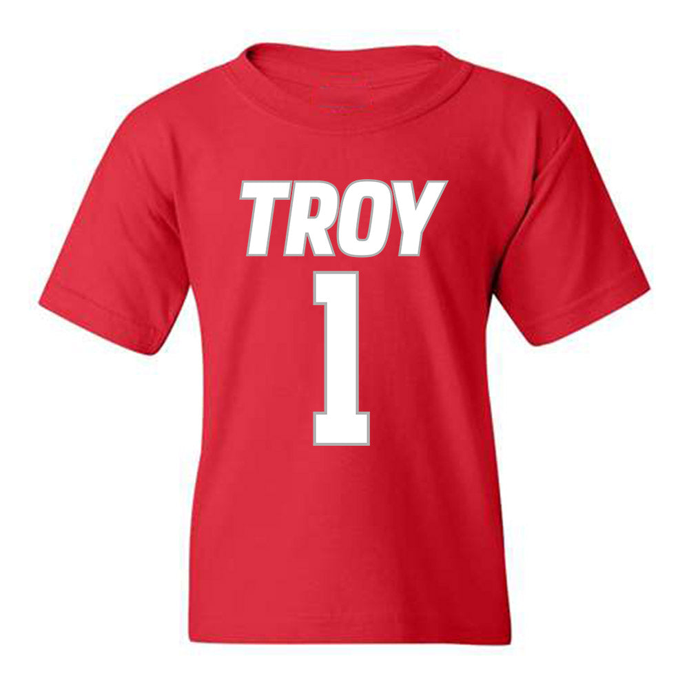 Troy - NCAA Men's Basketball : Thomas Dowd - Youth T-Shirt Classic Shersey