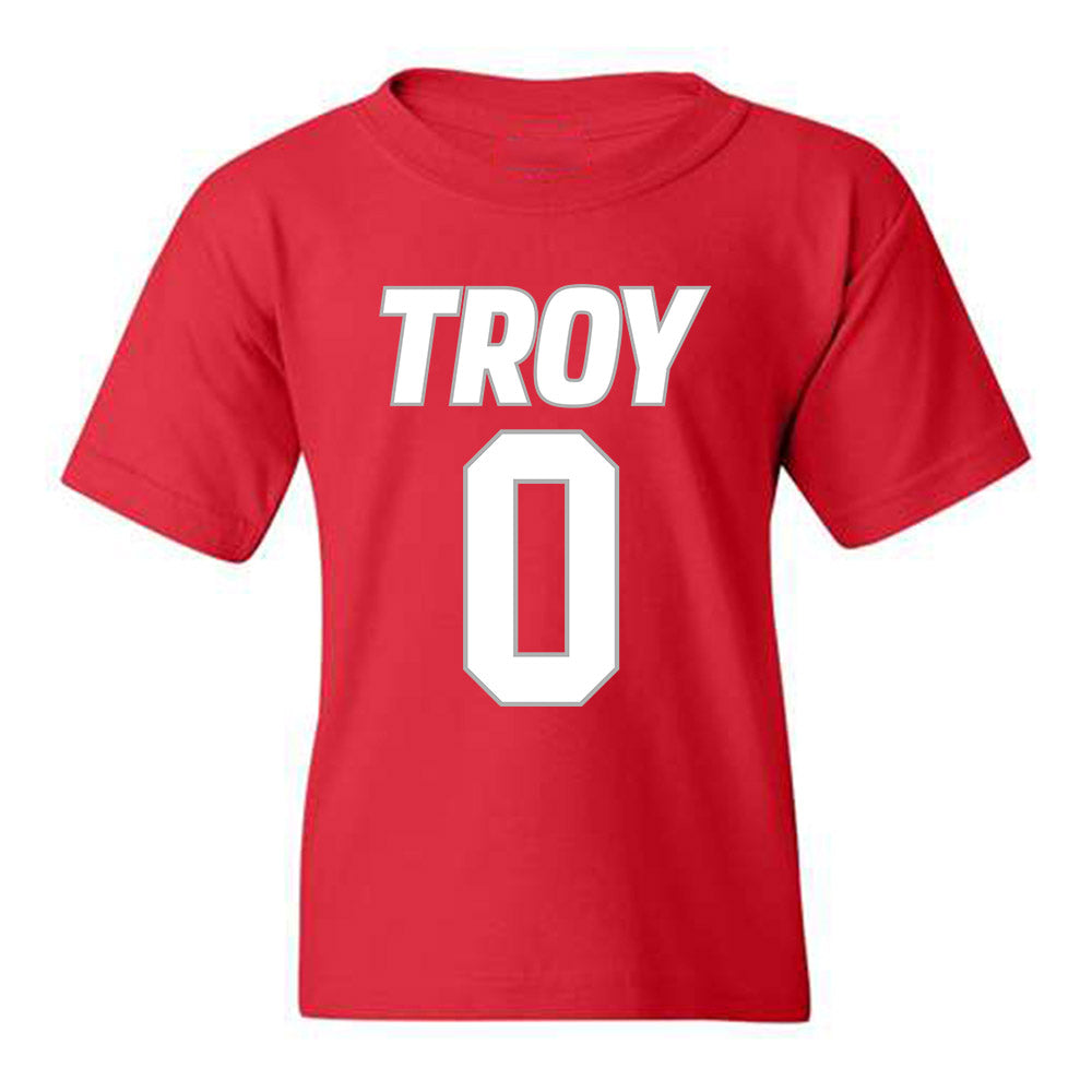 Troy - NCAA Men's Basketball : Kerrington Kiel - Youth T-Shirt Classic Shersey