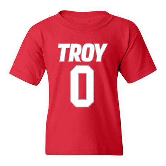 Troy - NCAA Men's Basketball : Kerrington Kiel - Youth T-Shirt Classic Shersey