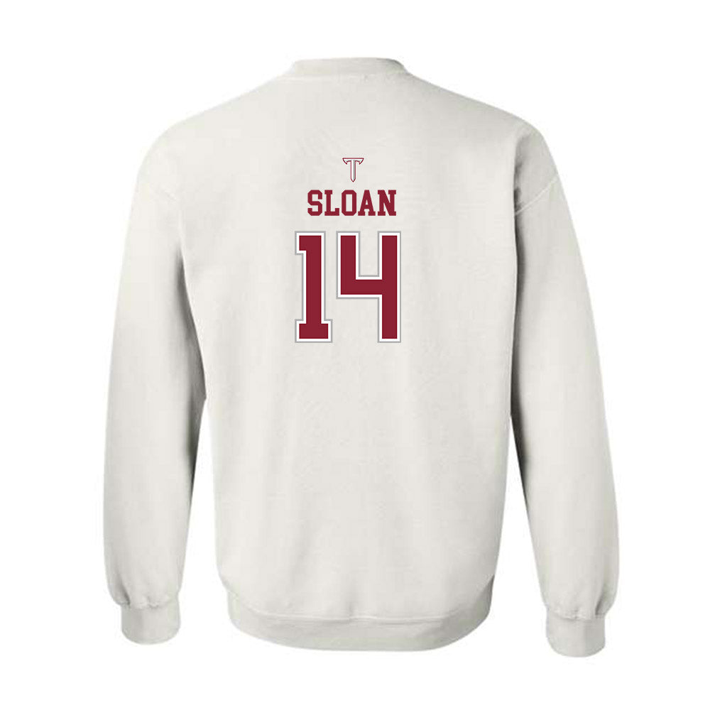 Troy - NCAA Baseball : Jayden Sloan - Crewneck Sweatshirt Classic Shersey