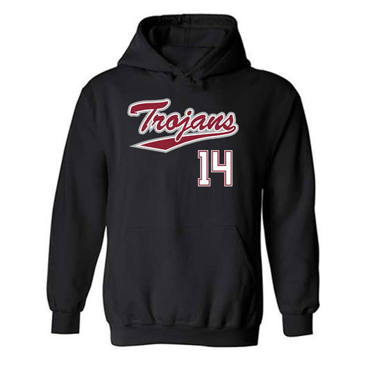 Troy - NCAA Baseball : Jayden Sloan - Hooded Sweatshirt Classic Shersey