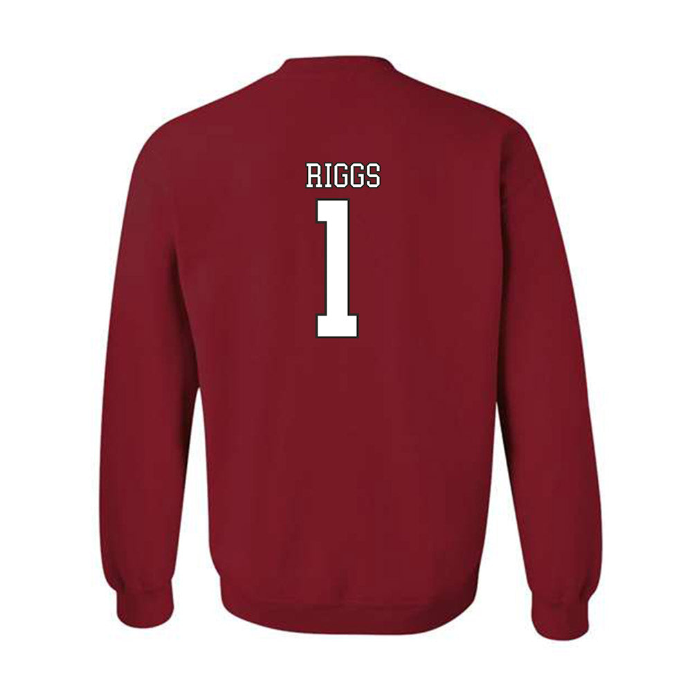 Troy - NCAA Softball : D'Aun Riggs - Crewneck Sweatshirt Classic Shersey