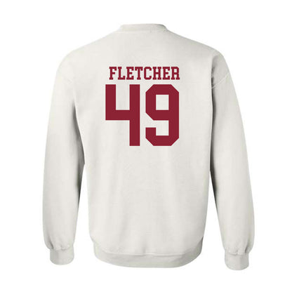 Troy - NCAA Baseball : Beau Fletcher - Crewneck Sweatshirt Classic Shersey