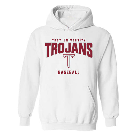 Troy - NCAA Baseball : Kole Myers - Hooded Sweatshirt Classic Shersey